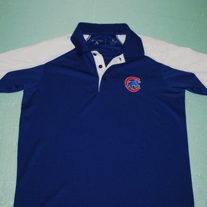 CHICAGO CUBS ANTIGUA SHORT SLEEVE SHIRT SIZE SMALL